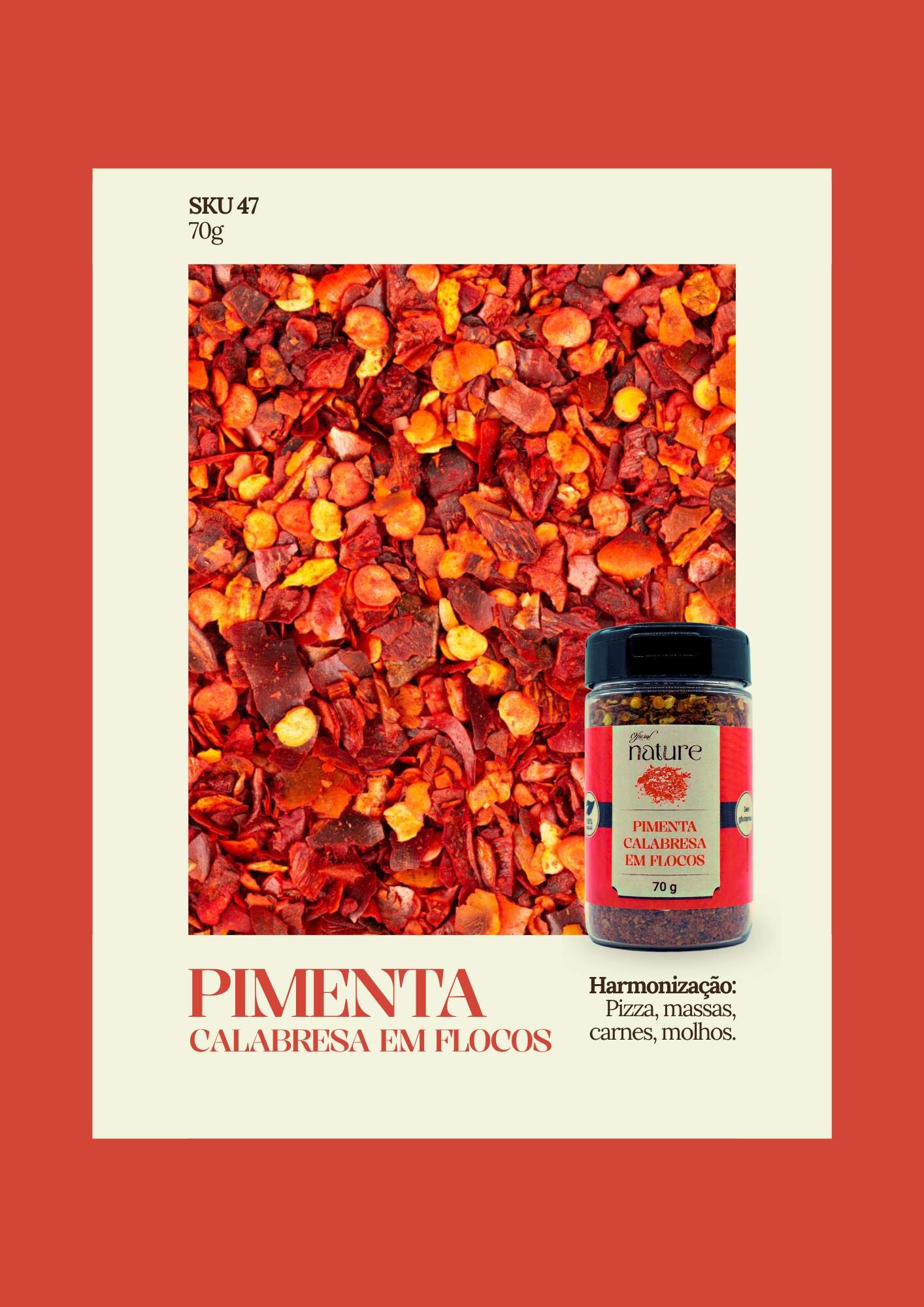 Pimenta Calabresa em Flocos
