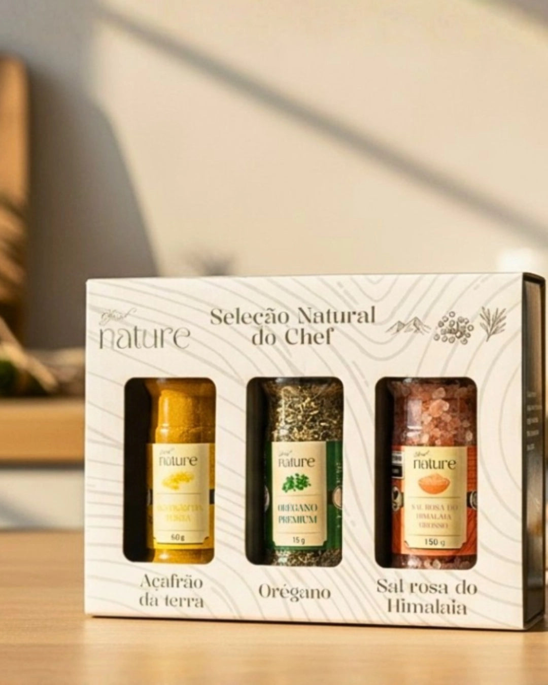Kit Seleção Natural do Chef: Alta Gastronomia em Casa
