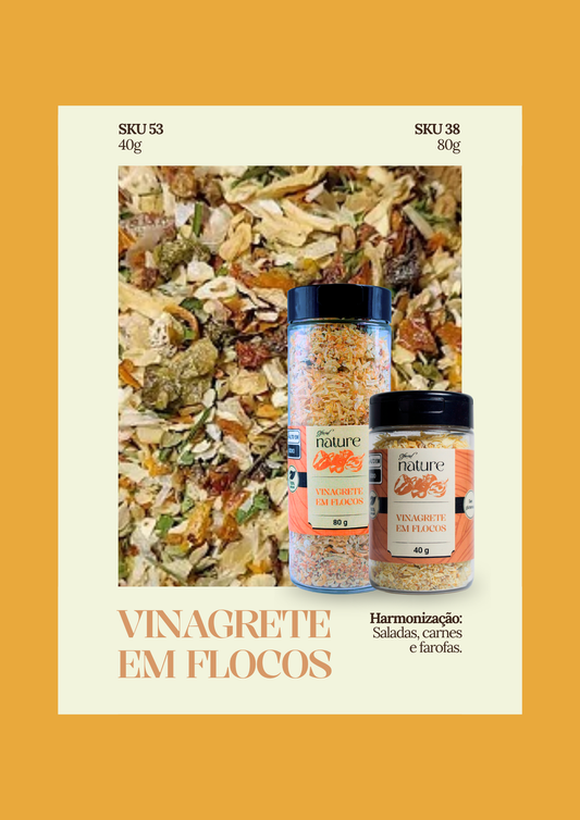 Vinagrete em Flocos