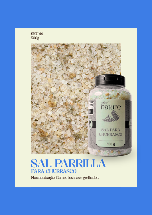 Sal Parrilla Para Churrasco - Defumado 500g