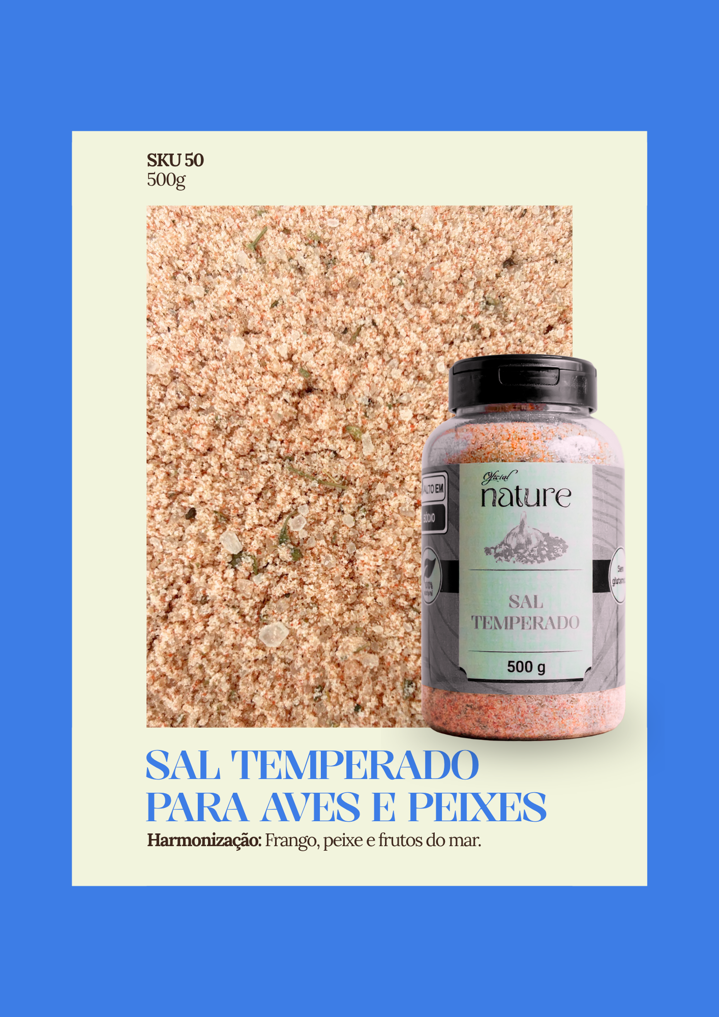 Sal Temperado Aves e Peixes