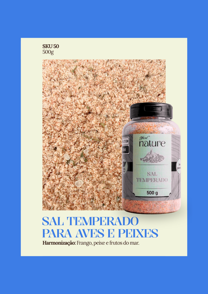 Sal Temperado Aves e Peixes