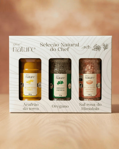 Kit Seleção Natural do Chef: Alta Gastronomia em Casa