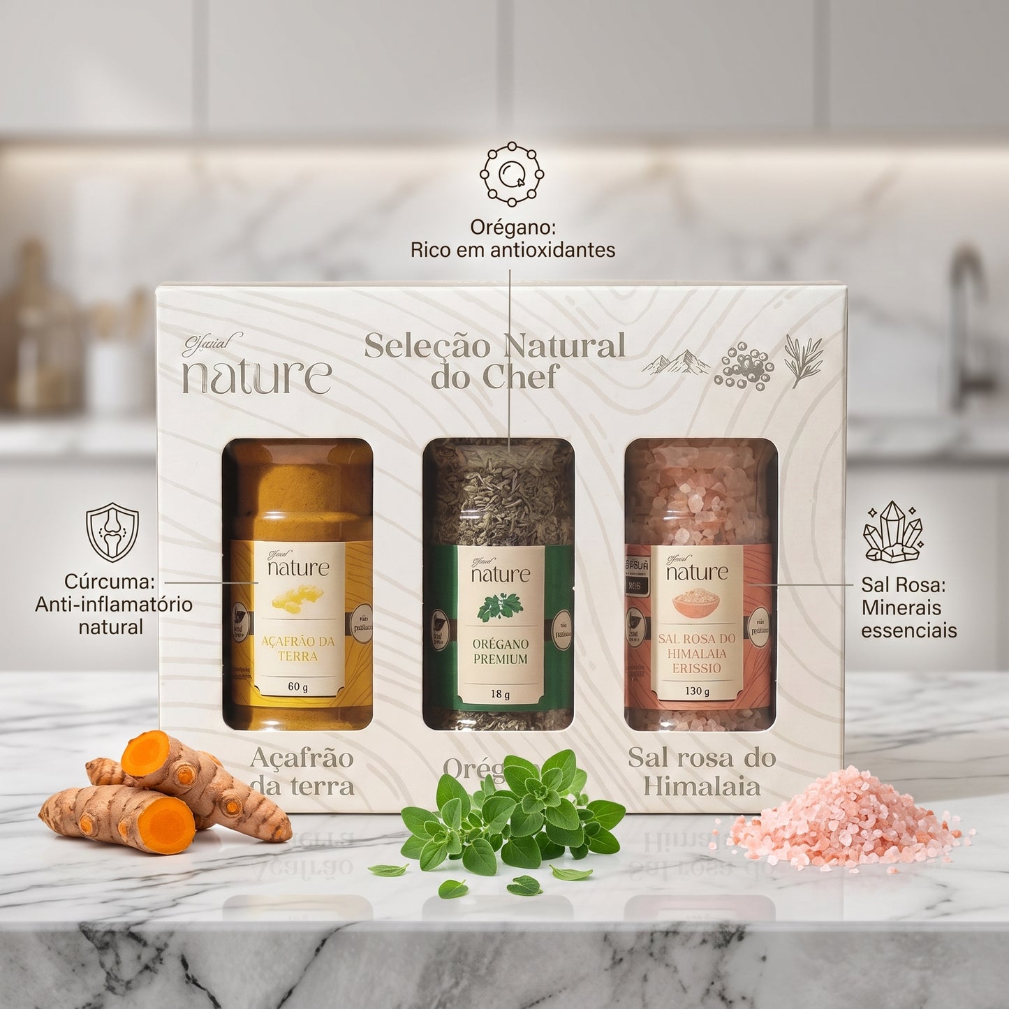 Kit Seleção Natural do Chef: Alta Gastronomia em Casa