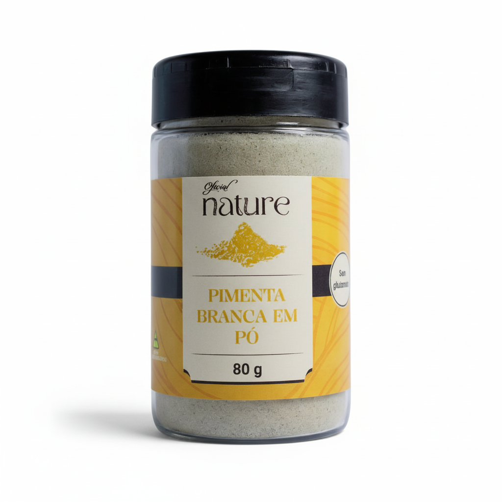 Pimenta Branca em Pó 80g