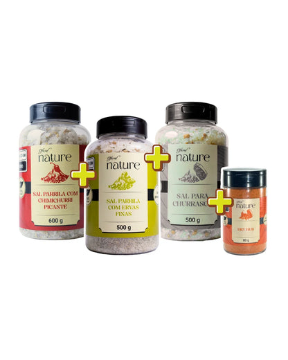 Kit Brasa & Raiz: O Churrasco Brasileiro Premium