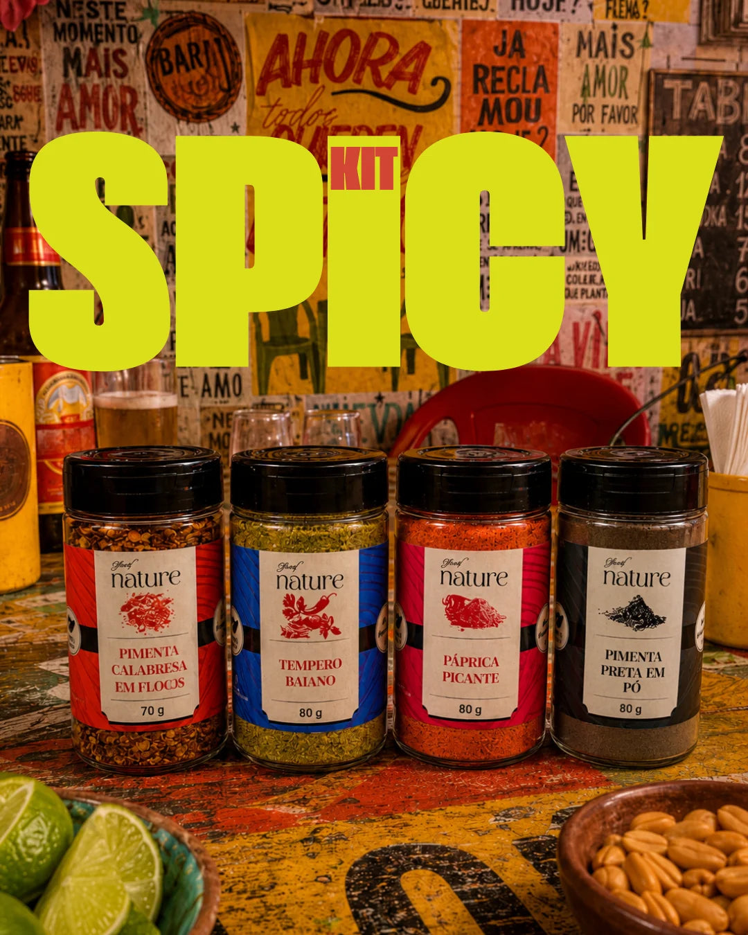 Kit Brazilian Spicy: O Fogo da Nossa Terra